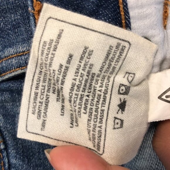 Bluenotes Lauren Mid rise Crop Skinny Distressed Jeans Size 30 - Picture 8 of 13